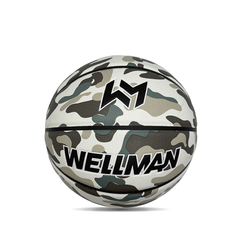 Panloob/panlabas na hygroscopicity pu makulay na naka -print na sports basketball ball
