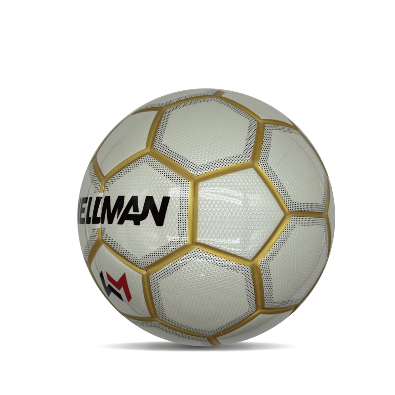 Double Mirror Custom Printed Footballs Makintab Personalized Soccer Ball Opisyal na Laki 5