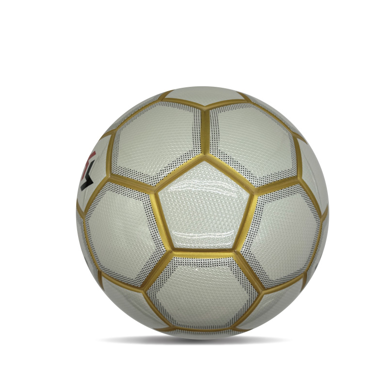 Double Mirror Custom Printed Footballs Makintab Personalized Soccer Ball Opisyal na Laki 5