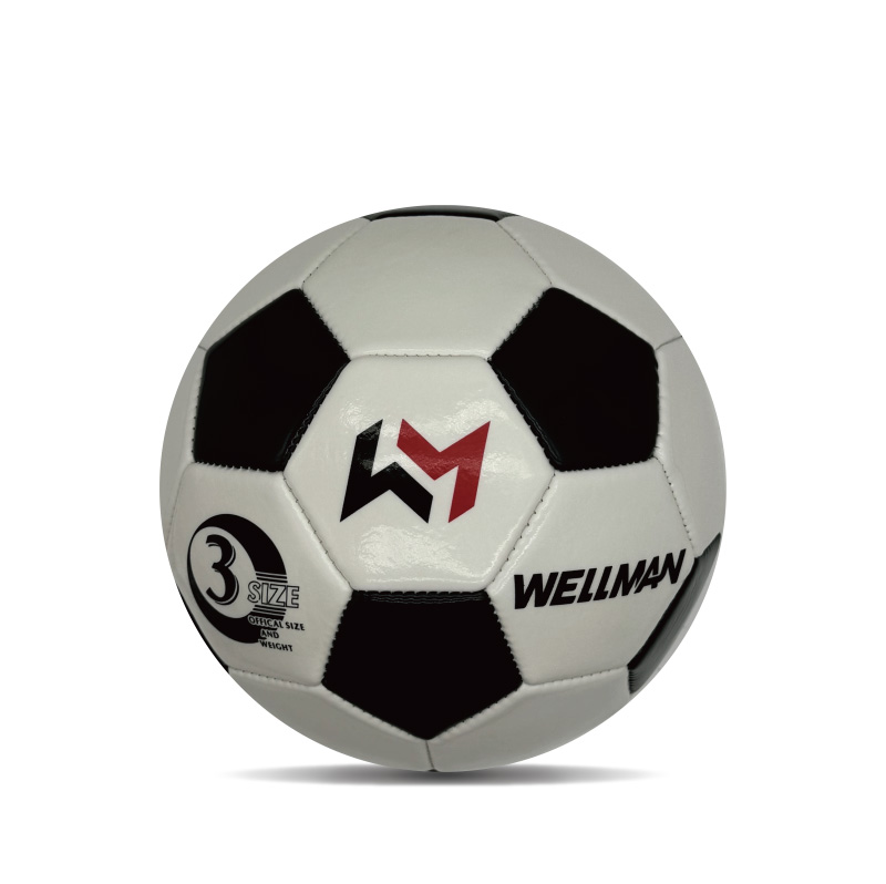 Machine stitched eco-friendly pvc football size 3 bata soccer bola