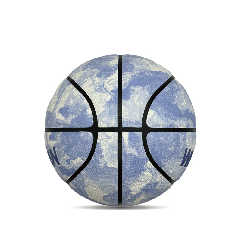 Panloob/panlabas na hygroscopicity pu makulay na naka -print na sports basketball ball