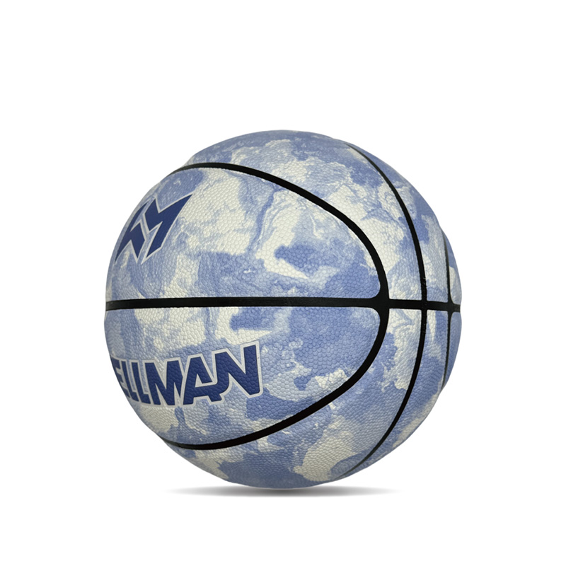 Panloob/panlabas na hygroscopicity pu makulay na naka -print na sports basketball ball