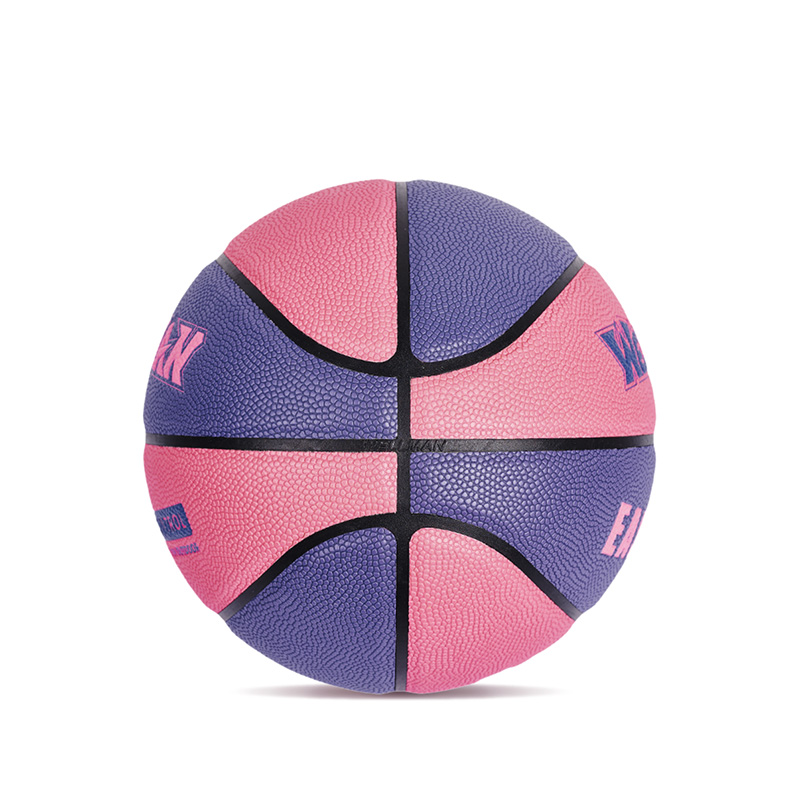 Pasadyang logo na naka-block na kahalumigmigan-sumisipsip pu leather soft basketball ball para sa tinedyer na may sapat na gulang