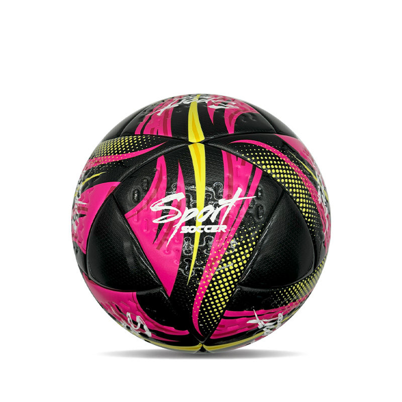 Espesyal na Uri ng Makintab Double Mirror PU Custom Personalized Soccer Ball Sukat 5 Pink Regalo Football