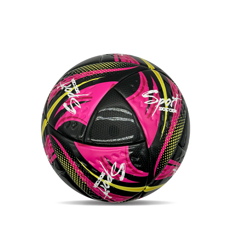 Espesyal na Uri ng Makintab Double Mirror PU Custom Personalized Soccer Ball Sukat 5 Pink Regalo Football