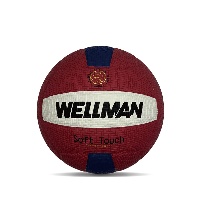 Pinagtagpi pattern ng kahalumigmigan-sumisipsip na isport orihinal na PU leather volleyball ball